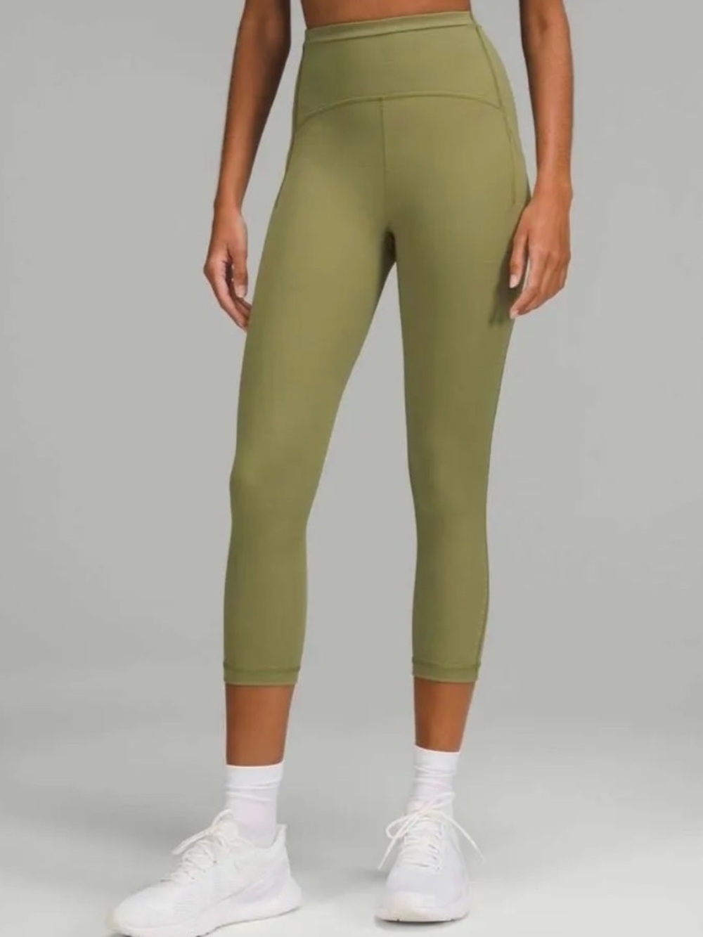 Lululemon Swift Speed High-Rise Crop 21" Bronze Green